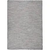 vidaXL Buitenkleed platgeweven 200x280 cm bruin en blauw