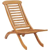 vidaXL Tuinstoel inklapbaar 50x90x69 cm massief teakhout