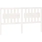 Super Merchant Hoofdbord 165,5x4x100 cm massief grenenhout wit