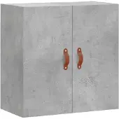 vidaXL Wandkast 60x31x60 cm bewerkt hout betongrijs