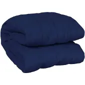 vidaXL Verzwaringsdeken 220x230 cm 15 kg stof blauw