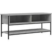 vidaXL Tv-meubel 100x35x45 cm bewerkt hout grijs sonoma eikenkleurig