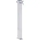 vidaXL Waterzuil vierkant 100 cm roestvrij staal