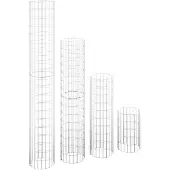 vidaXL Gabionen verhoogde plantbakken, 4 stuks, rond, Ø30x50/100/150/200 cm
