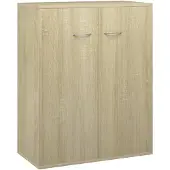vidaXL Dressoir 60x30x75 cm bewerkt hout sonoma eikenkleurig