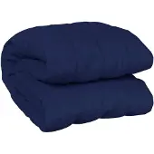 vidaXL Verzwaringsdeken 138x200 cm 10 kg stof blauw