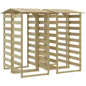 vidaXL Pergola's met dak 4 st 100x90x200 cm geïmpregneerd grenenhout