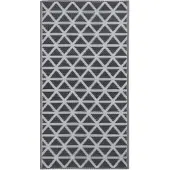 vidaXL Buitenkleed ARAKIL 190x290 cm PP zwart