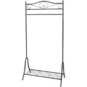 vidaXL Portant à vêtements Noir Acier243000