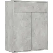 vidaXL Dressoir 60x30x75 cm bewerkt hout betongrijs