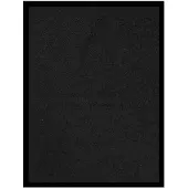 vidaXL Deurmat 40x60 cm zwart
