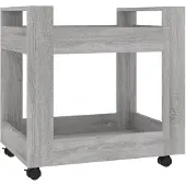 vidaXL Bureaukastje 60x45x60 cm bewerkt hout grijs sonoma eikenkleurig