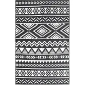 vidaXL Buitenkleed ARAKIL 190x290 cm polypropeen zwart
