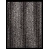 vidaXL Deurmat 60x80 cm gestreept beige