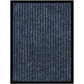 vidaXL Deurmat 40x60 cm gestreept blauw