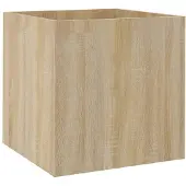 vidaXL Plantenbak 40x40x40 cm bewerkt hout sonoma eiken