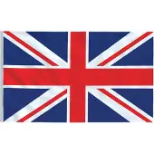 vidaXL Vlag Verenigd Koninkrijk 90x150 cm