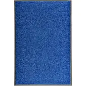 vidaXL Deurmat wasbaar 60x90 cm blauw