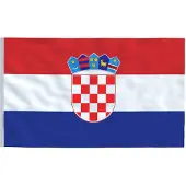 vidaXL Vlag Kroatië 90x150 cm