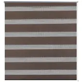 vidaXL Duo Rolgordijn 40x100cm Koffiebruin online kopen