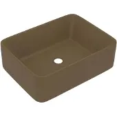 vidaXL Wastafel 41x30x12 cm keramiek matcrème