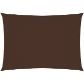 vidaXL Zonnescherm rechthoekig 2x4 m oxford stof bruin
