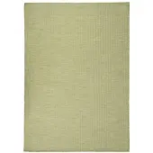 vidaXL Buitenkleed platgeweven 200x280 cm groen