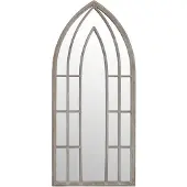 vidaXL Spiegel 100x45 cm ijzer zandkleurig