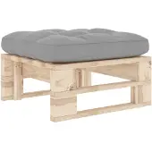 vidaXL Tuinhocker pallet geïmpregneerd grenenhout