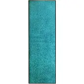 vidaXL Deurmat wasbaar 60x180 cm cyaan
