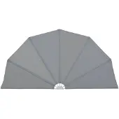 vidaXL Terrasscherm inklapbaar 200 cm grijs