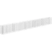 vidaXL Gabion plantenbak verhoogd 450x30x60 cm gegalvaniseerd staal