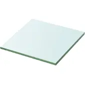 vidaXL Wandschap transparant 20x20 cm glas