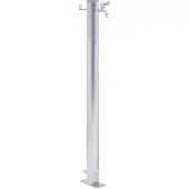 vidaXL Waterzuil rond 40 cm roestvrij staal