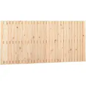 vidaXL Wandhoofdbord 185x3x90 cm massief grenenhout