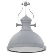 Möbelando vidaXL Plafondlamp grijs, rond, E27