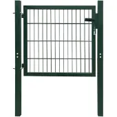 vidaXL 2D Hekpoort (Enkel) Groen 100x80 cm