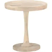 vidaXL Bijzettafel Ø50x55 cm massief mangohout