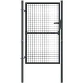 vidaXL Tuinhek van gaas gegalvaniseerd staal 100x125 cm grijs