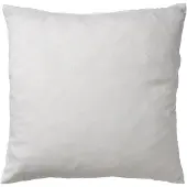 Dutch decor - JAMES - Sierkussen 45x45 cm - duurzaam katoen - effen kleur - Snow White - wit