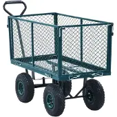 vidaXL Tuinwagen 350 kg groen
