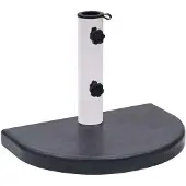 vidaXL Parasolvoet 40x28x4 cm graniet zwart
