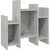 vidaXL Bijzetkast 60x26x60 cm bewerkt hout betongrijs