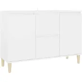 vidaXL Dressoir 101x35x70 cm bewerkt hout wit