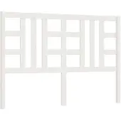vidaXL Hoofdbord 156x4x100 cm massief grenenhout wit