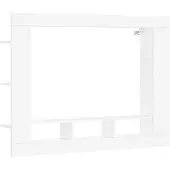 vidaXL Tv-meubel 152x22x113 cm bewerkt hout wit