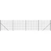vidaXL Draadgaashek met flens 2x10 m antracietkleurig