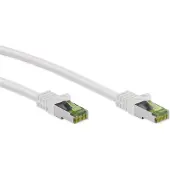 Goobay GHMT-gecertificeerde CAT 8.1 5 m patchkabel, S/FTP (PiMF), wit