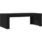 vidaXL Salontafel 102x50x36 cm bewerkt hout zwart
