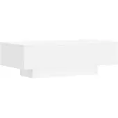 vidaXL Salontafel 100x49,5x31 cm bewerkt hout wit